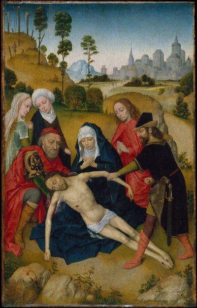 The Lamentation by Simon Marmion